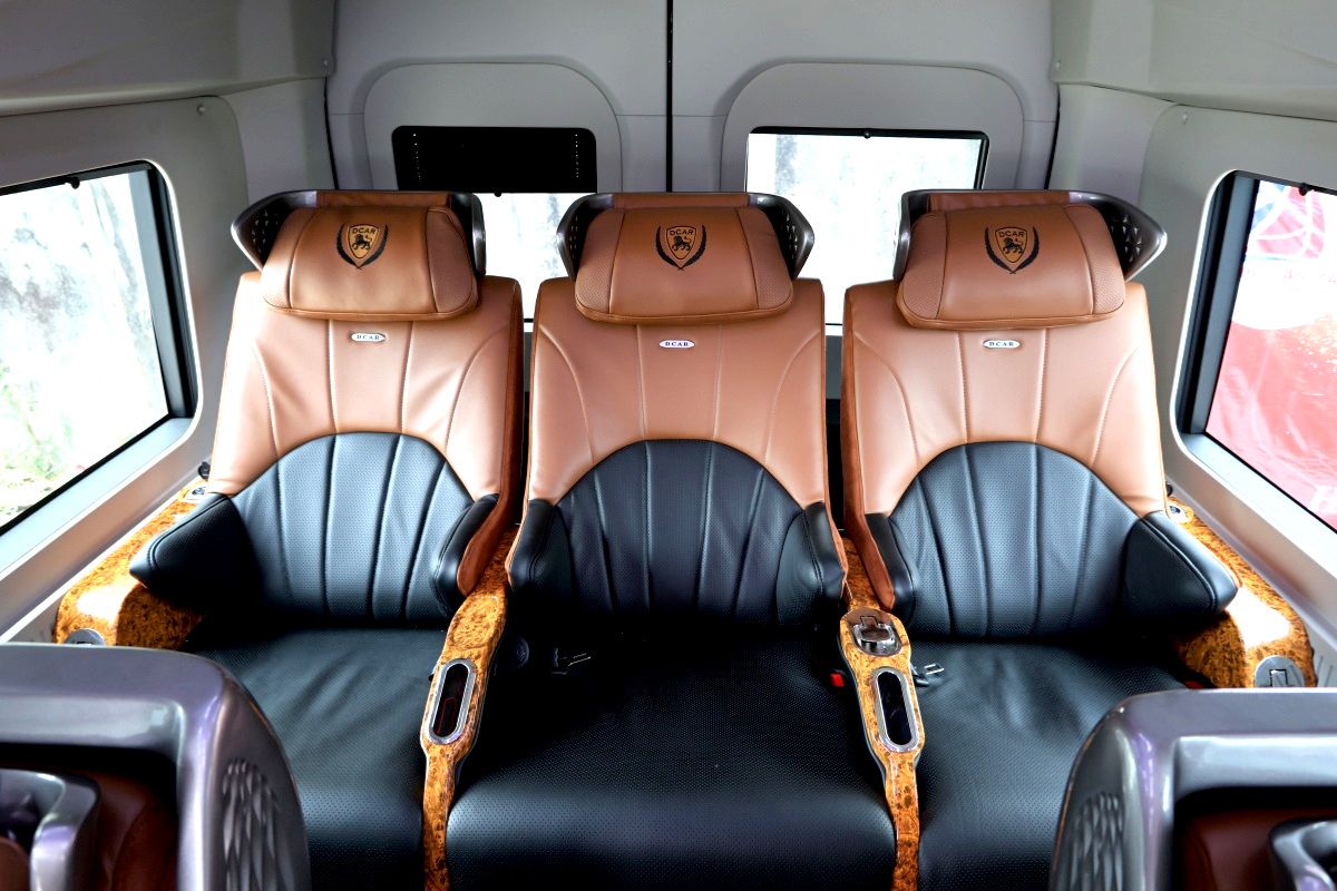 Ghế ngồi được bố trí khoa học, tạo sự riêng tư nhất định