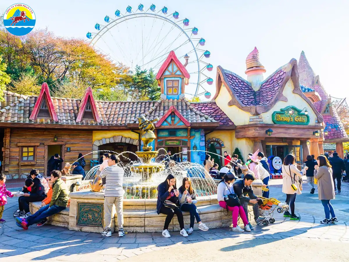 Vui chơi tại công viên giải trí lớn nhất Hàn Quốc Everland