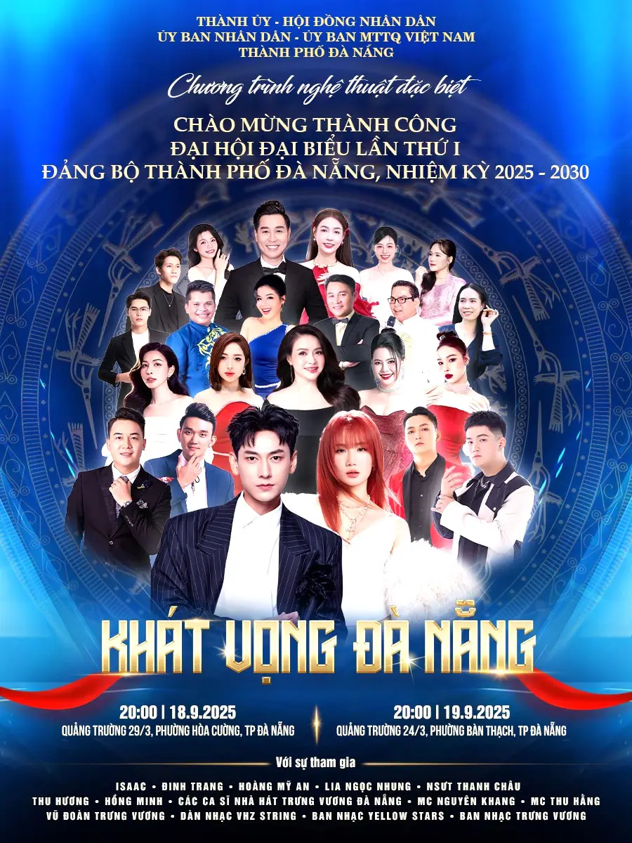 Isaac biểu diễn tại Đà Nẵng