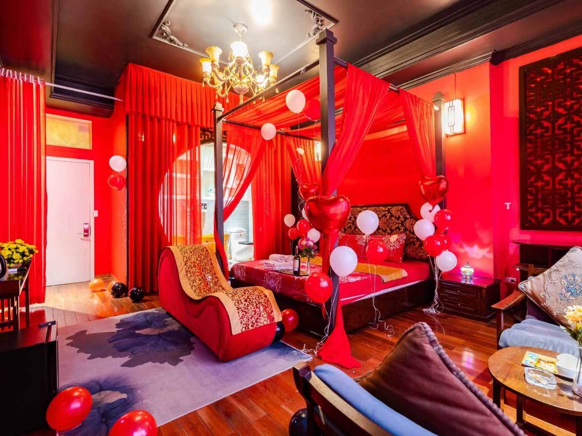 Ghế tình yêu mang đến trải nghiệm lãng mạn và không gian độc đáo