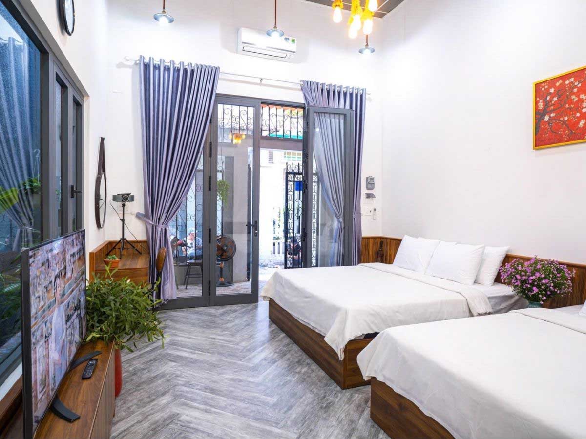 Căn hộ Sky Apartment And Hotel có bếp nhỏ