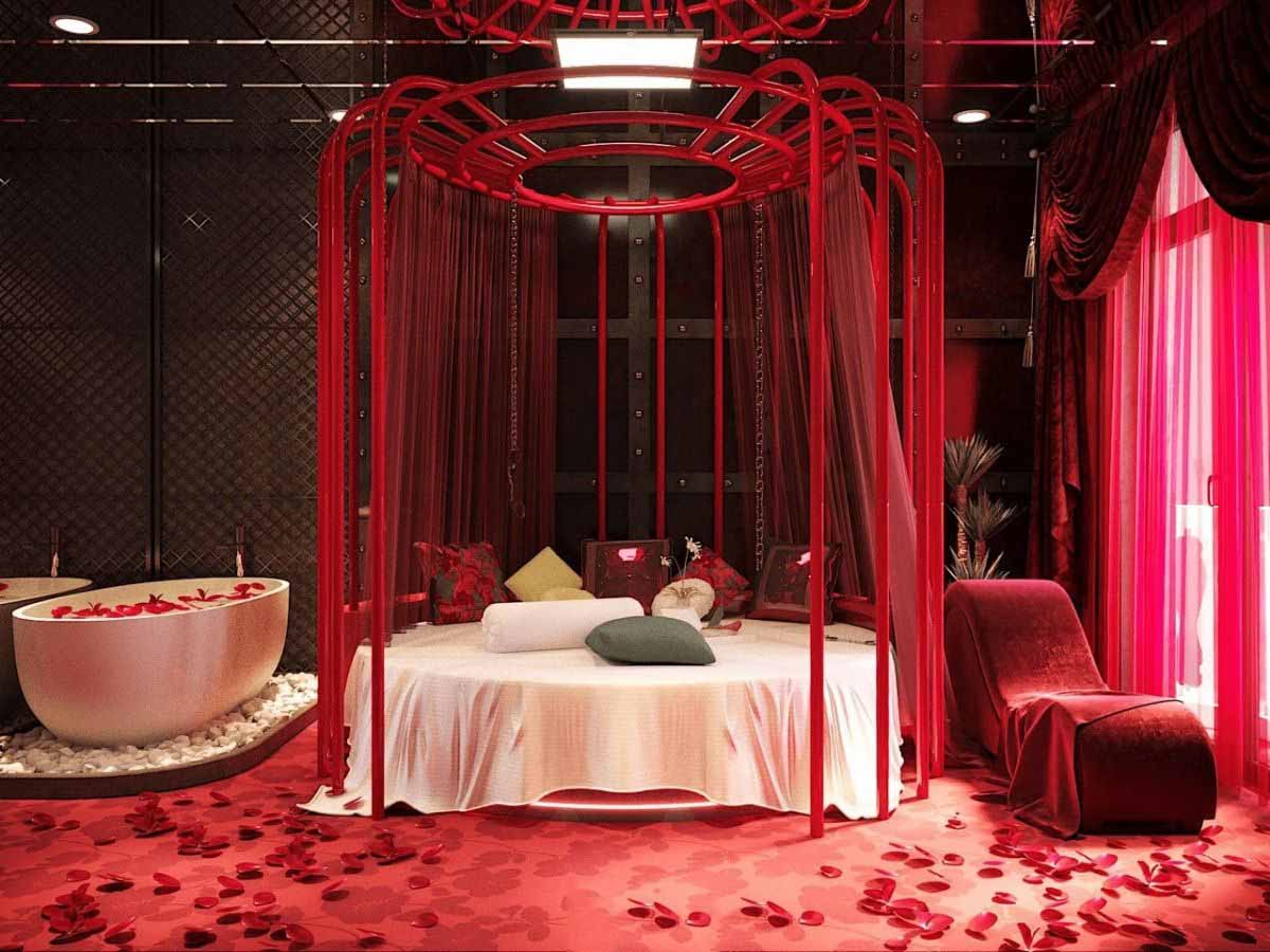 Các cặp đôi thường chọn khách sạn tình yêu để hâm nóng tình cảm