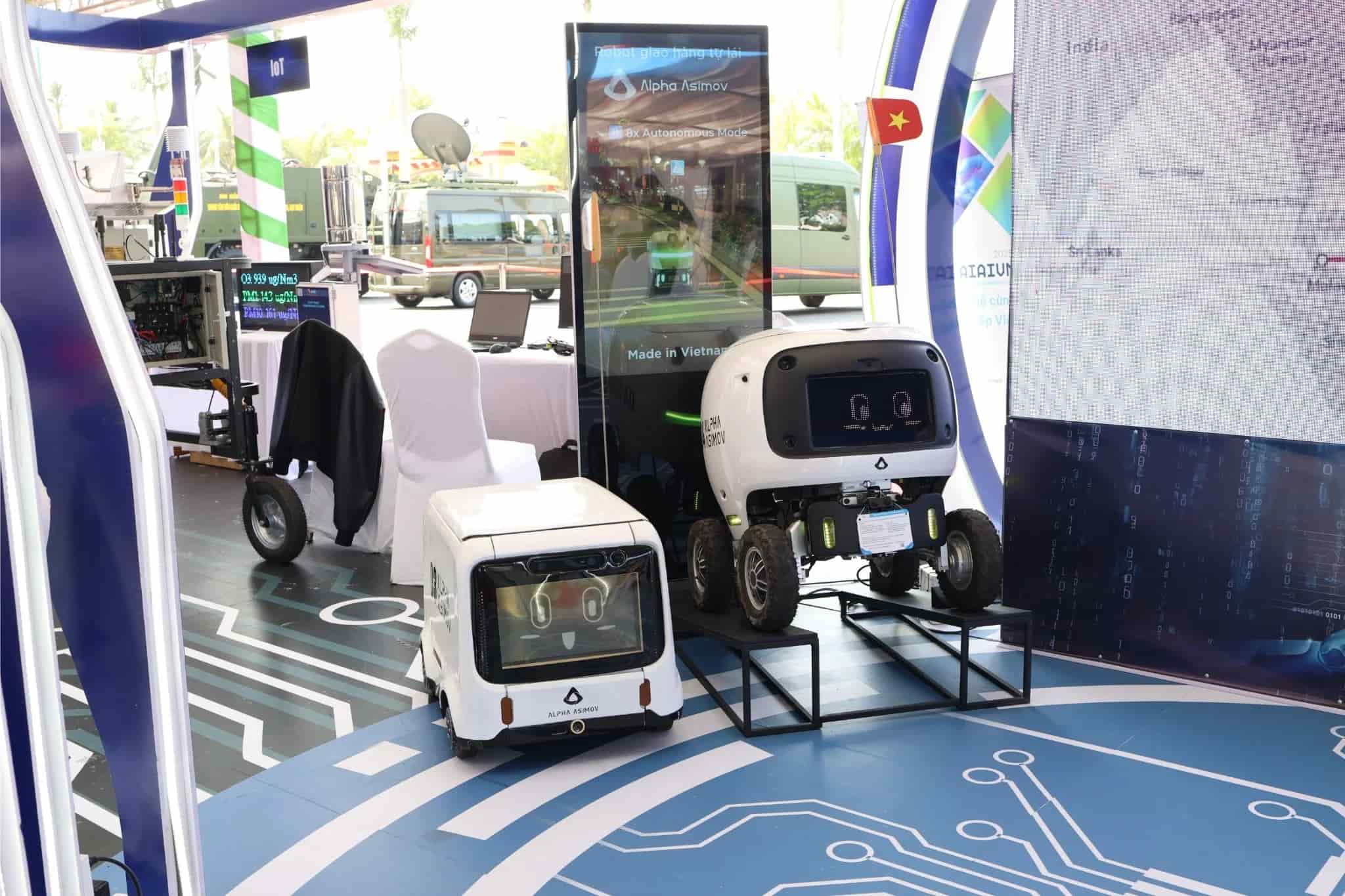 Sản phẩm&nbsp;Robot thông minh trưng bày tại triển lãm Đà Nẵng 2025