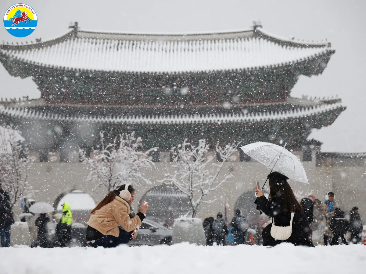 Tháng 12 là lúc mùa đông bắt đầu tại Hàn Quốc