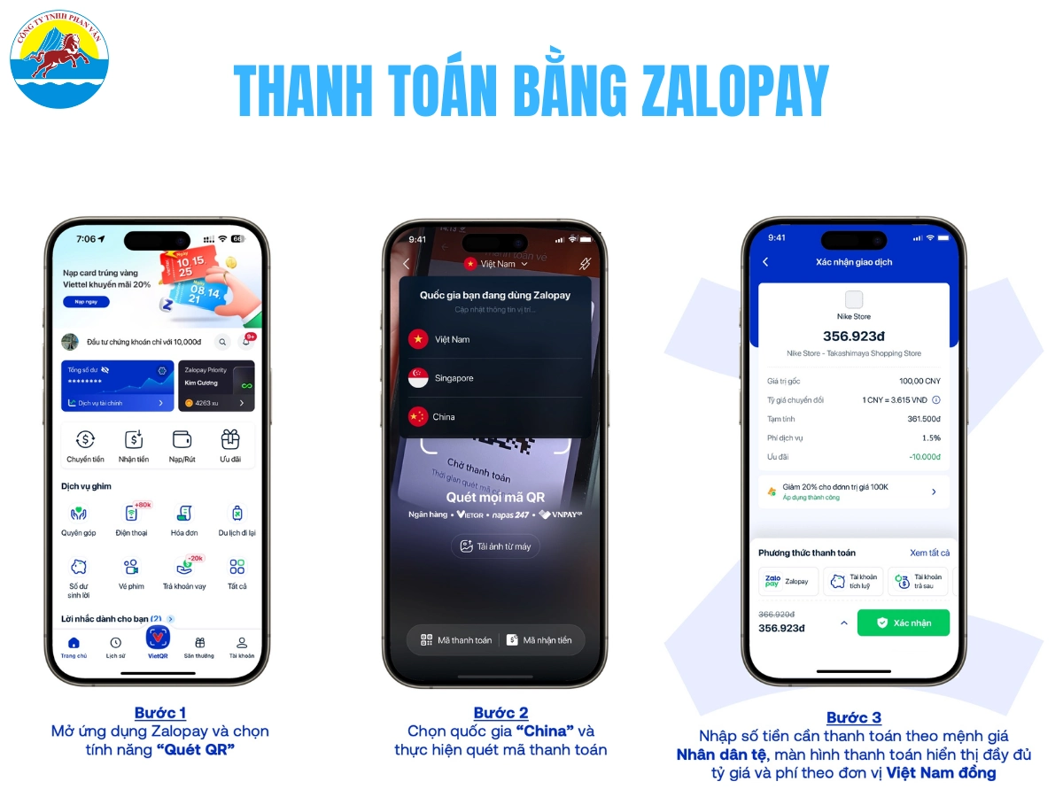 Du lịch Trung Quốc tiện lợi với ZaloPay