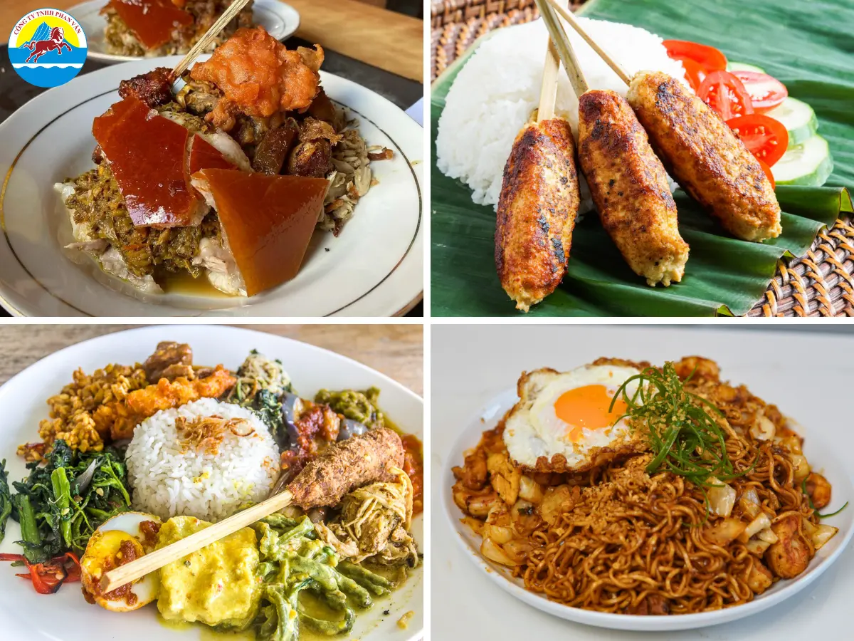 Hương vị ẩm thực Bali mang đậm nét đặc trưng với vị cay nồng