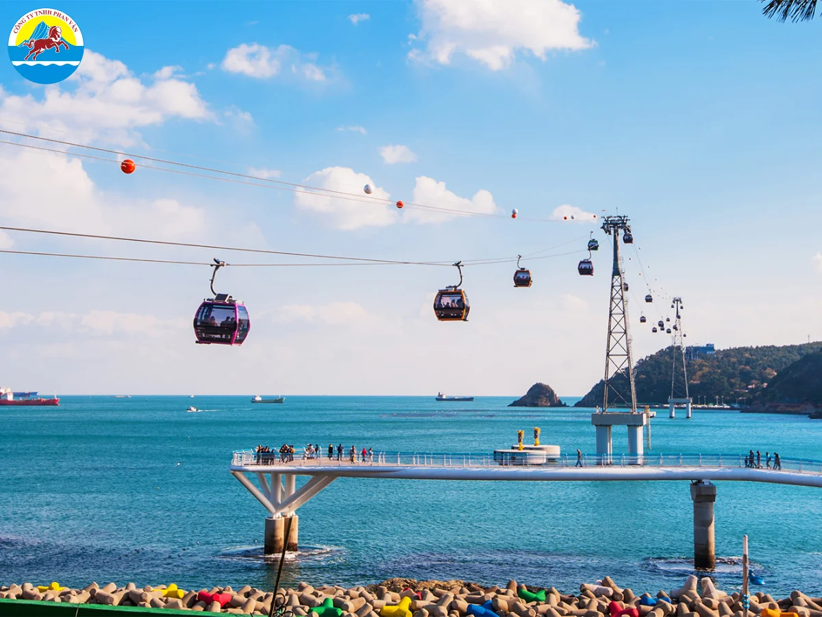 Đi cáp treo Busan Air Cruise ngắm toàn cảnh thành phố