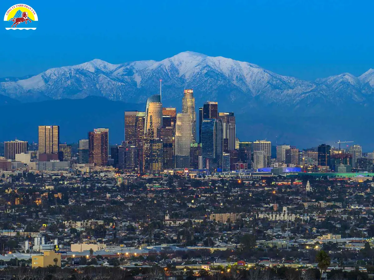 California có diện tích rất lớn