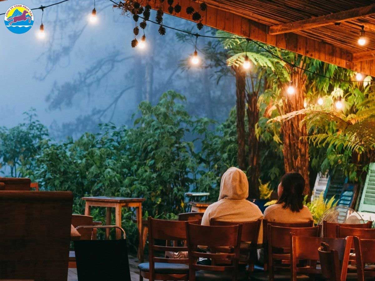Quán cafe view rừng thông không thể bỏ lỡ