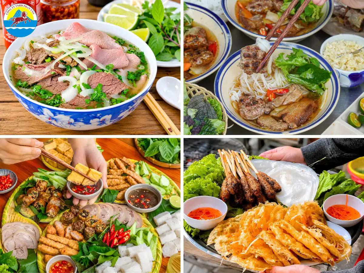 Các món ăn hấp dẫn tại Hà Nội