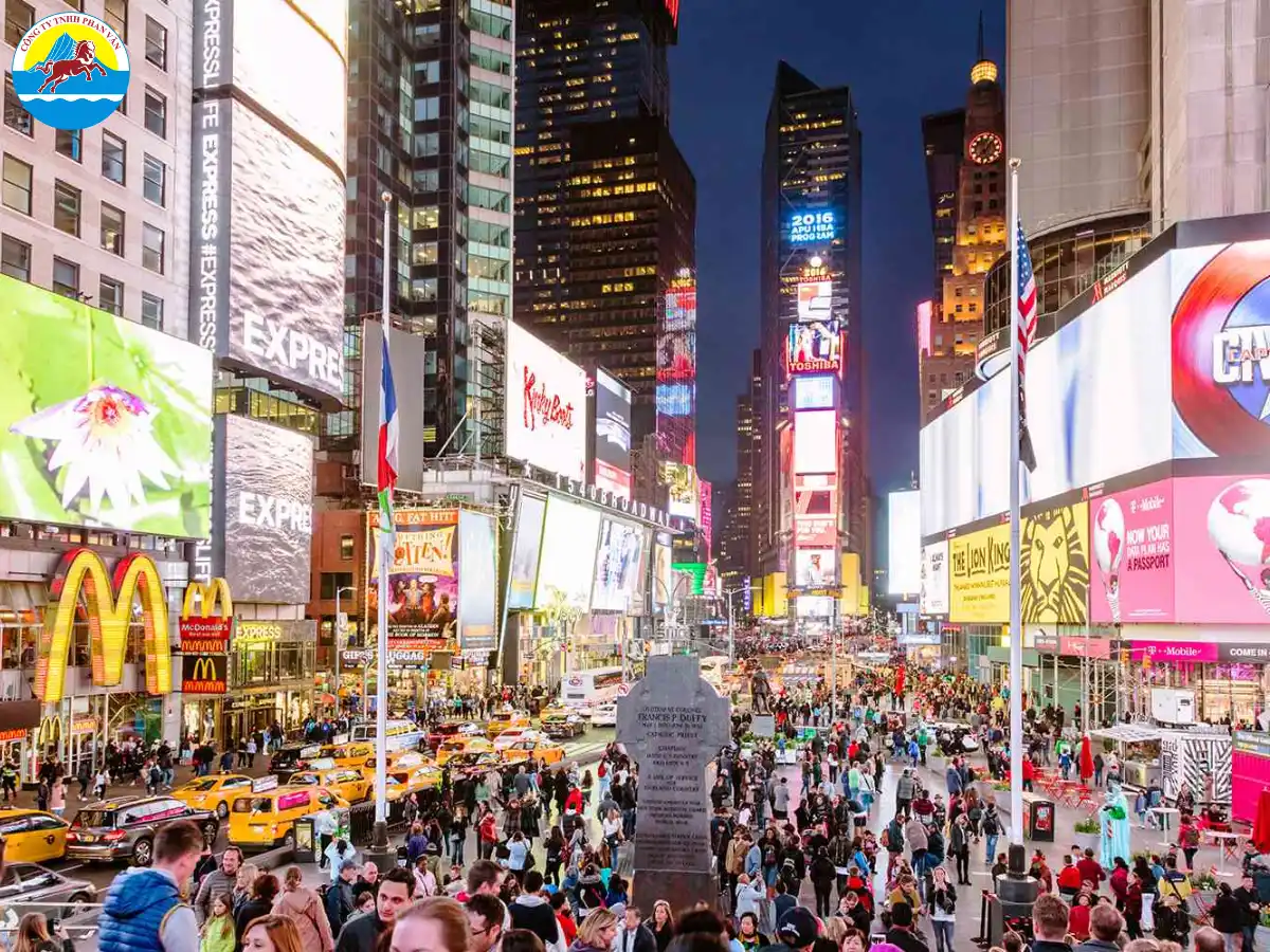 Chi phí trung bình cho chuyến đến New York