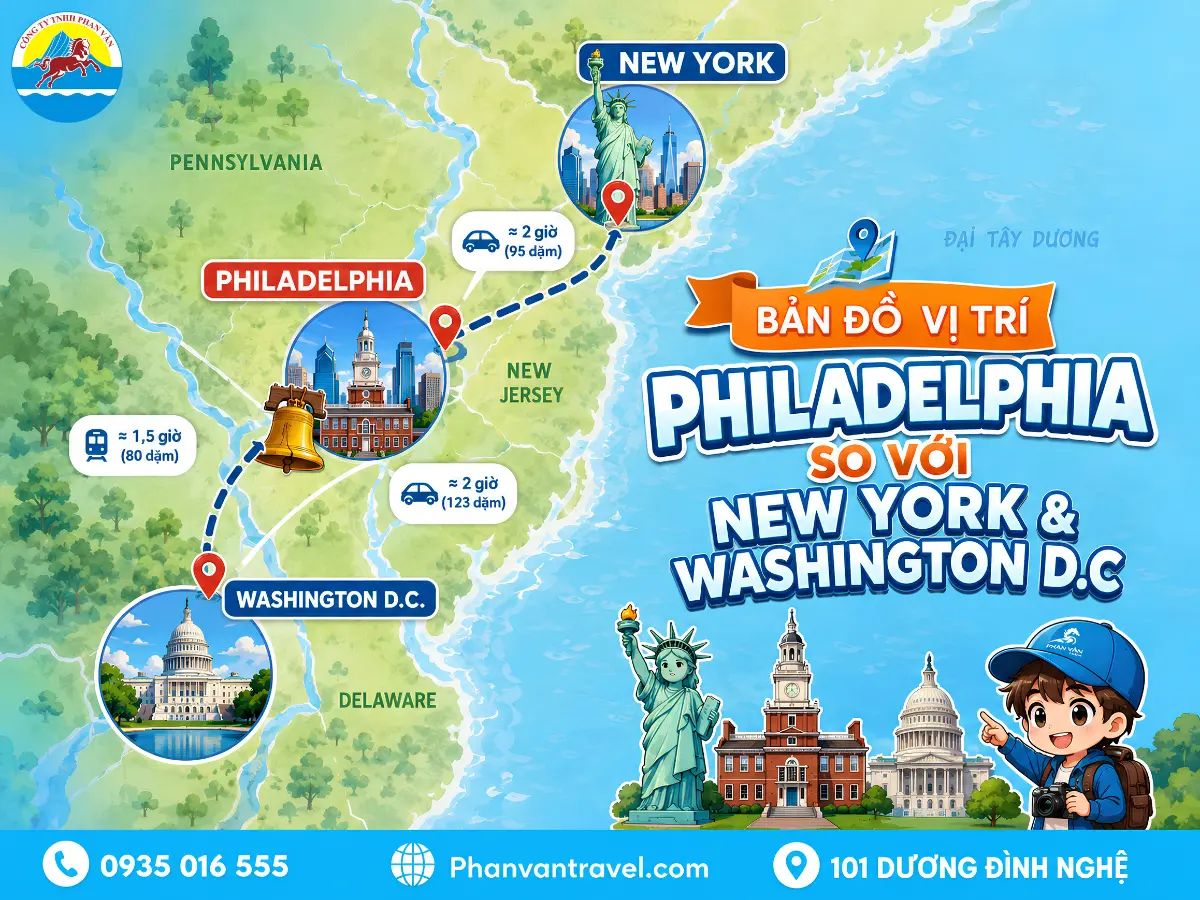 kinh nghiệm du lịch Philadelphia