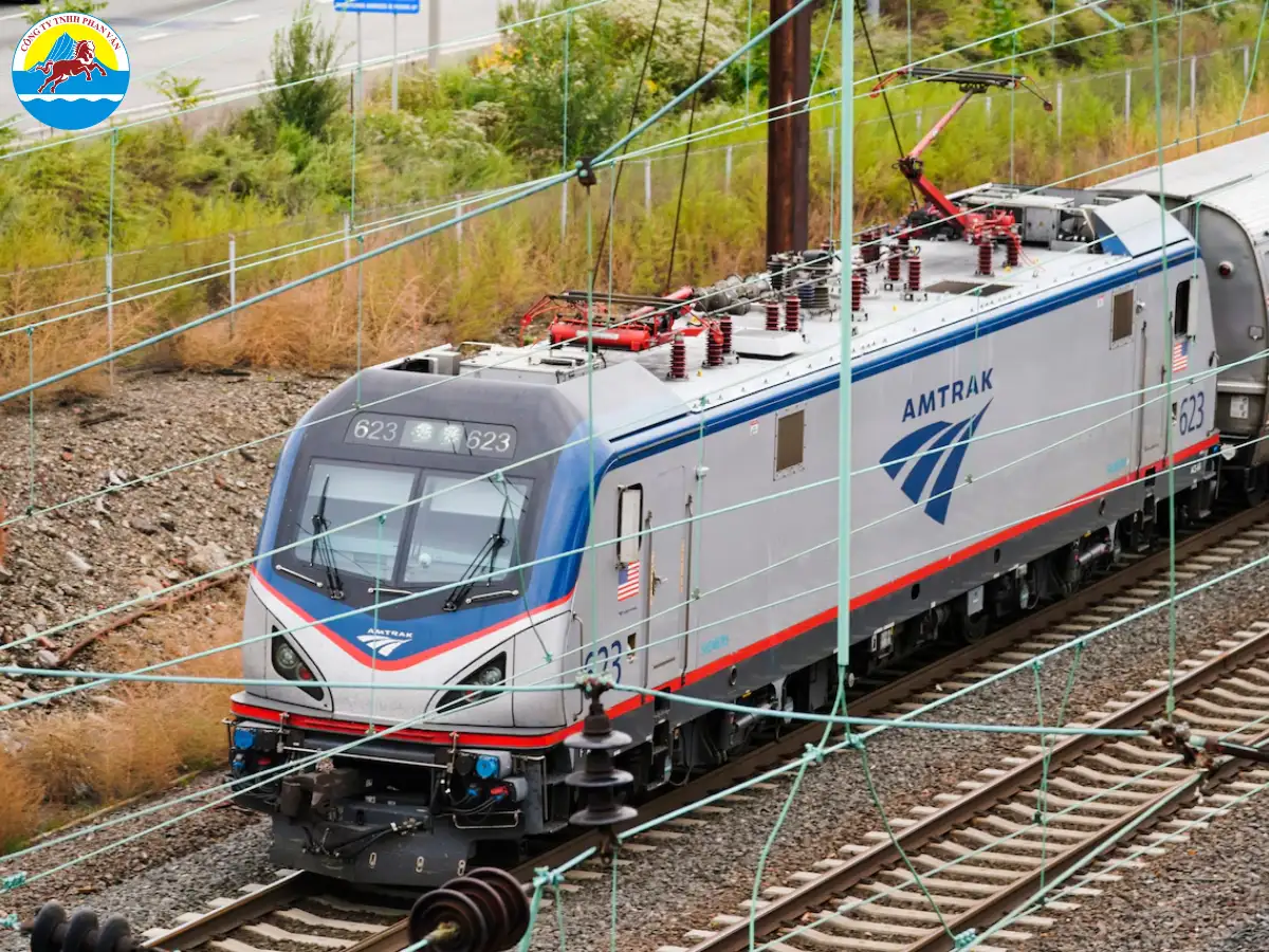 Tàu Amtrak tại Philadelphia