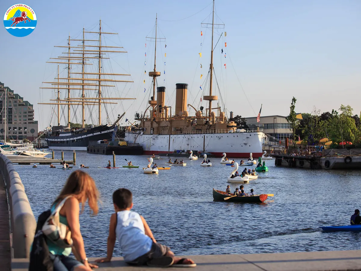 Ngắm chiều tà bên sông Delaware