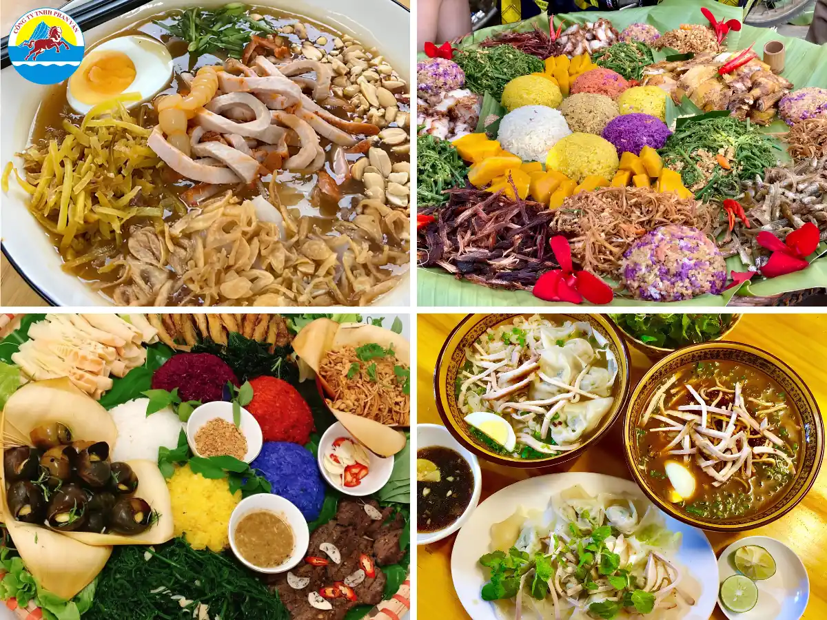 Cốn sủi và xôi bảy màu Sapa
