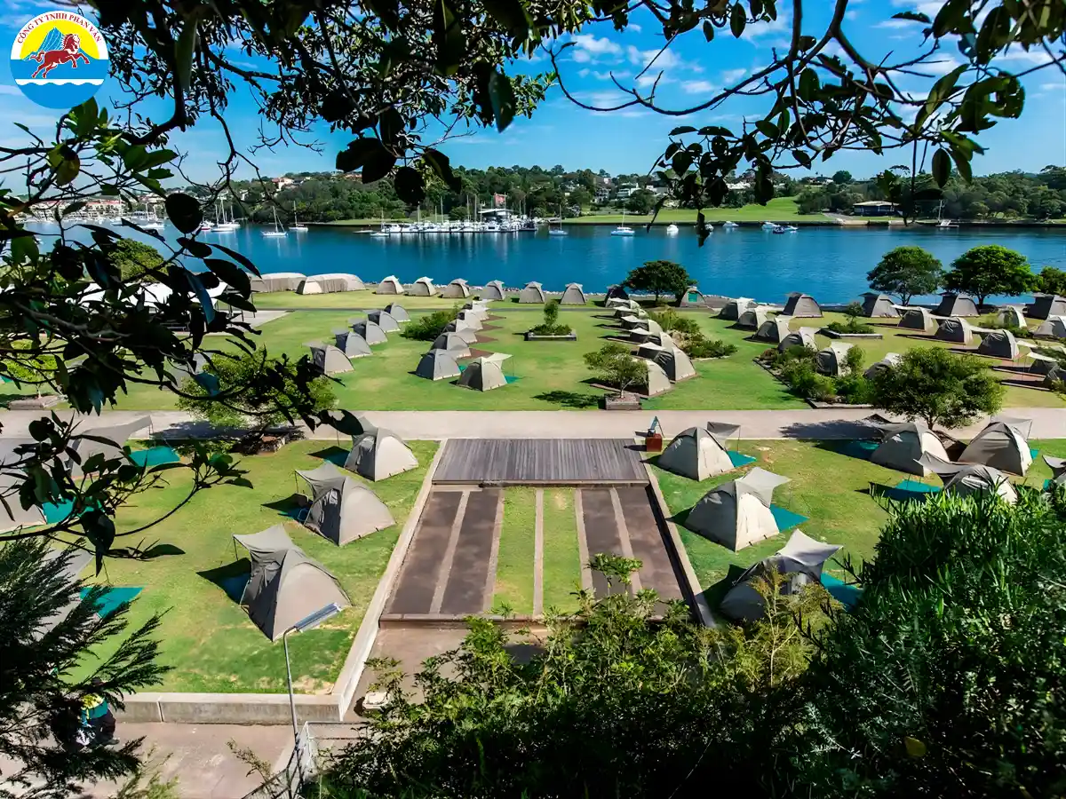 Cắm trại trên đảo giữa lòng thành phố