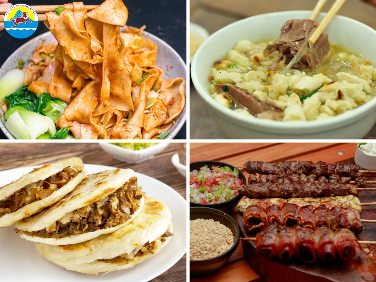 Ẩm thực Tây An mang đậm phong vị của vùng Tây Bắc Trung Quốc