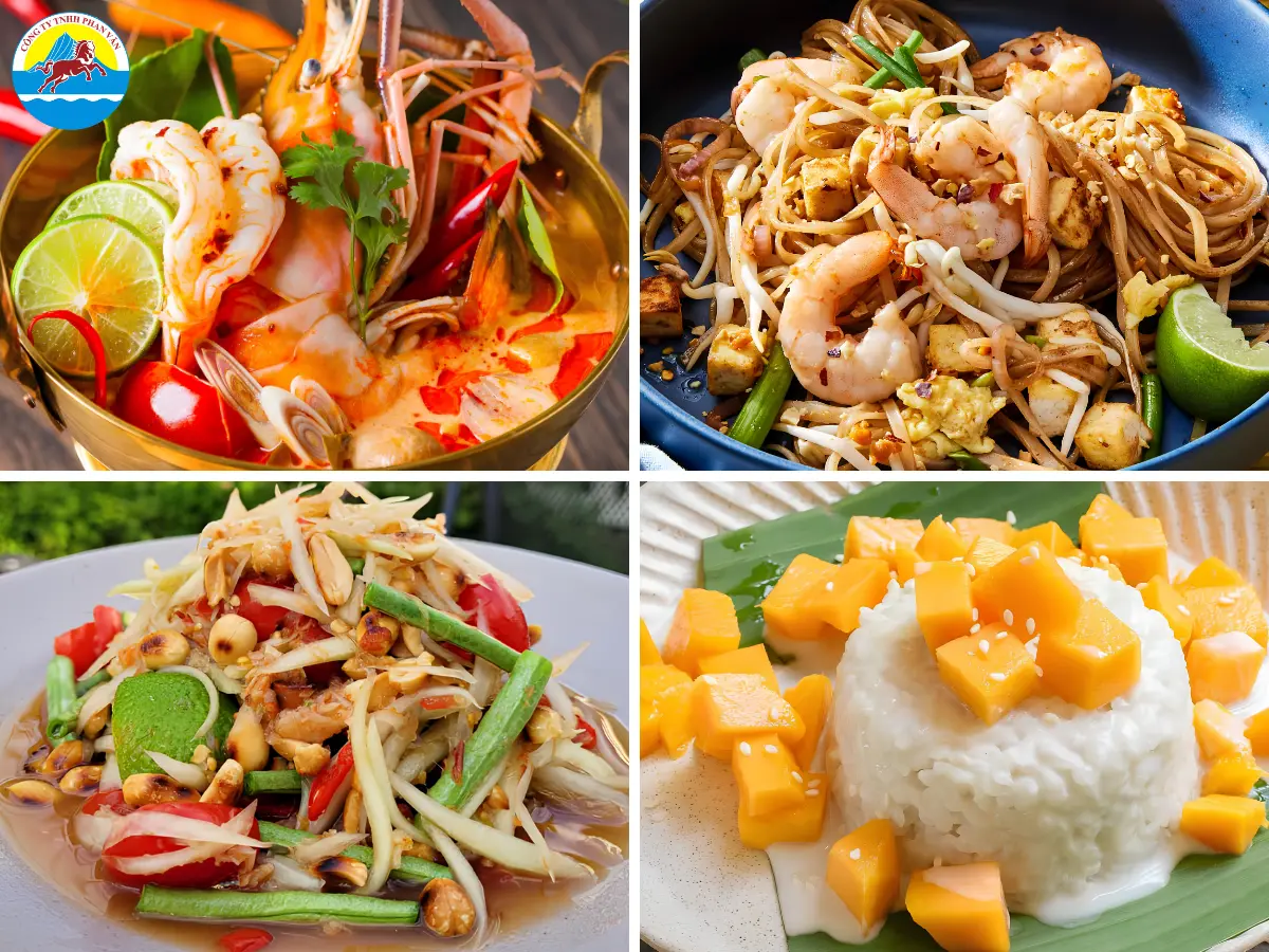 Các món hấp dẫn tại Thái Lan
