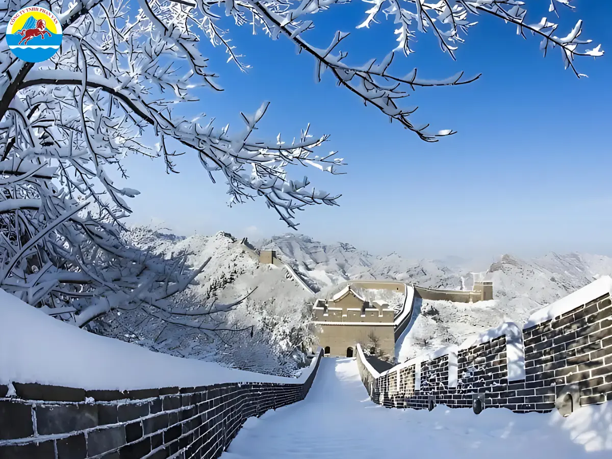 Vạn Lý Trường Thành vào đông