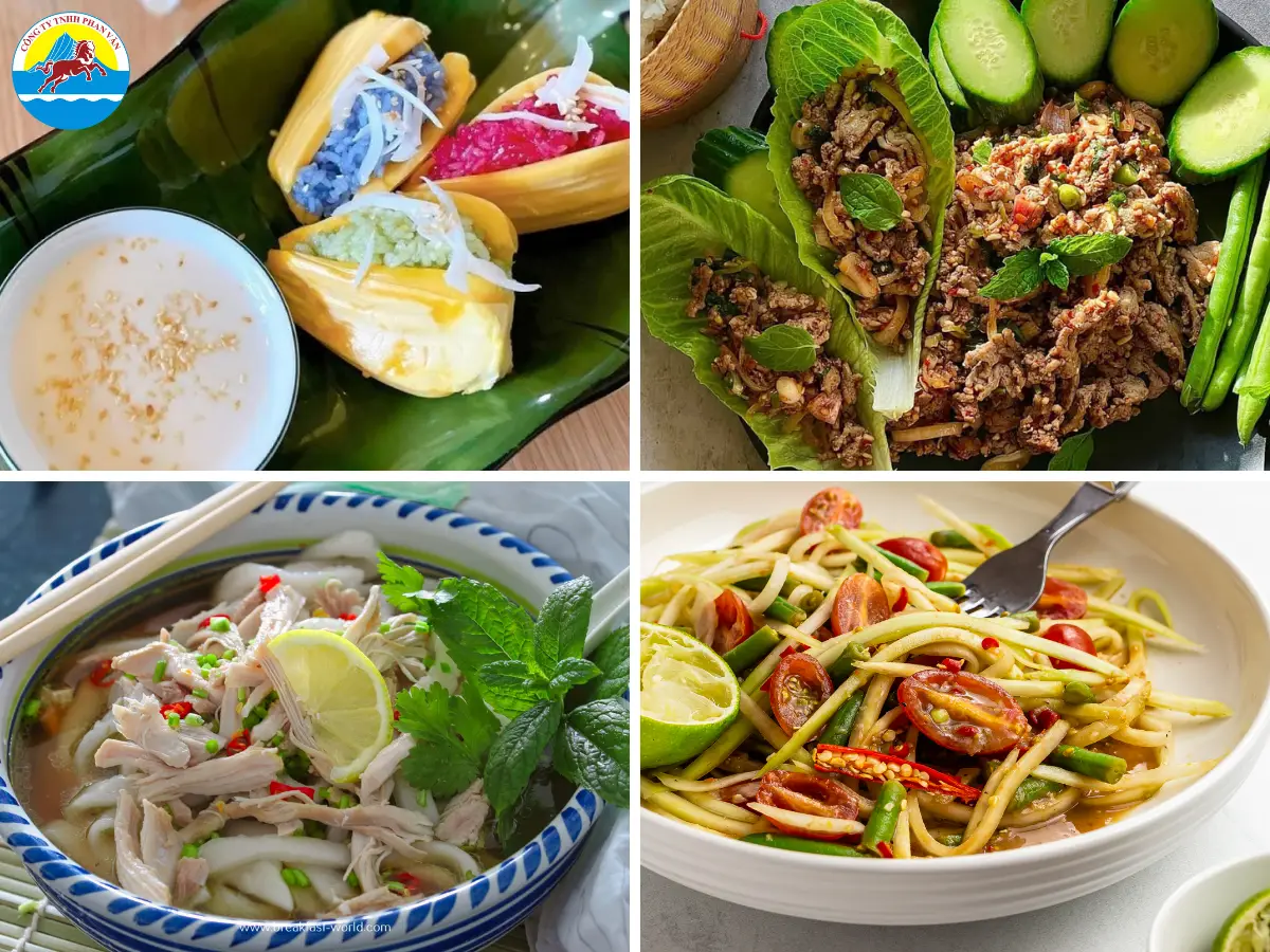 Ẩm thực Viêng Chăn thể hiện tinh thần mộc mạc nhưng tinh tế của người Lào