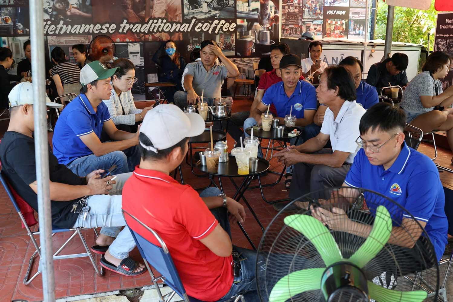 Giây phút giải lao người tài xế