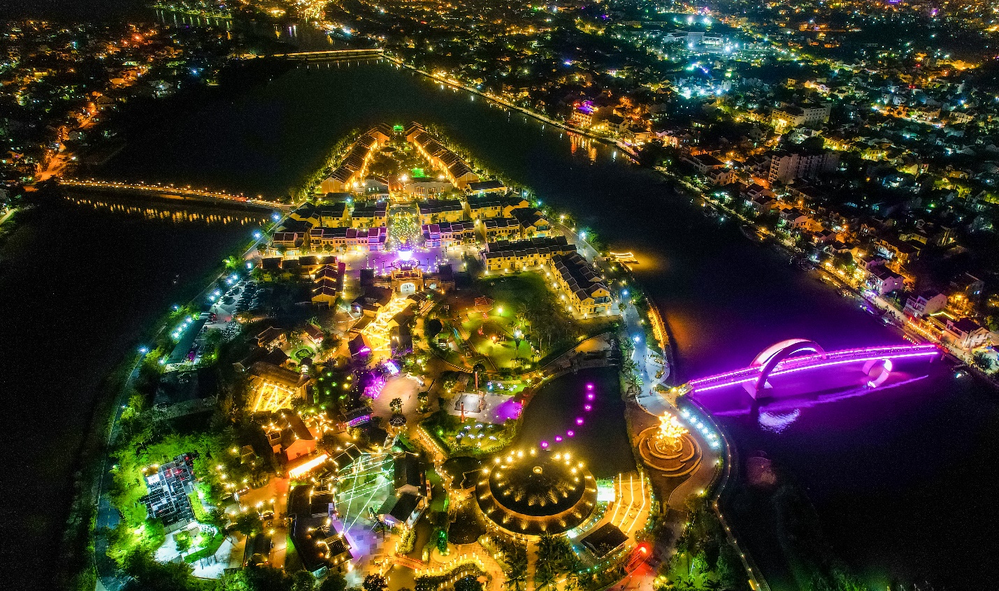 Toàn cảnh công viên từ trên cao