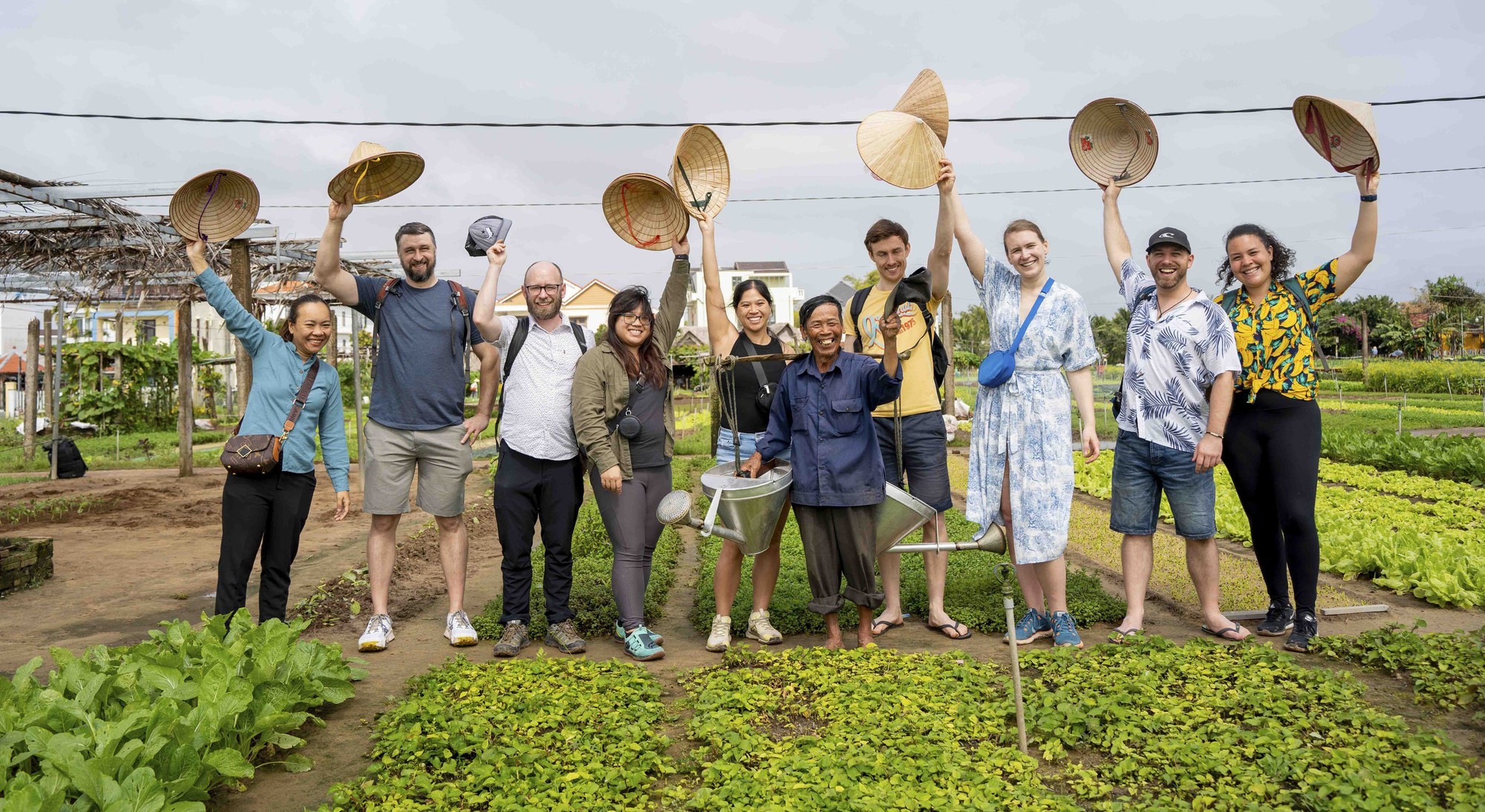 Check in tại làng rau