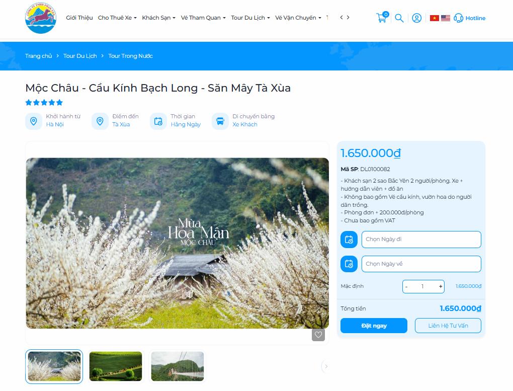 Mộc Châu - Cầu Kính Bạch Long - Săn Mây Tà Xùa