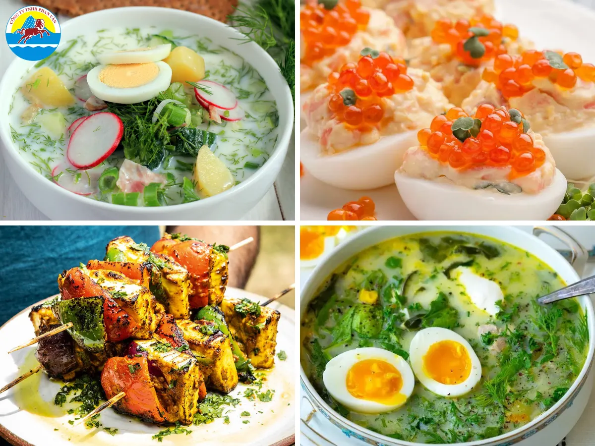 Mùa hè ở Nga mang đến thực đơn ẩm thực tươi mát