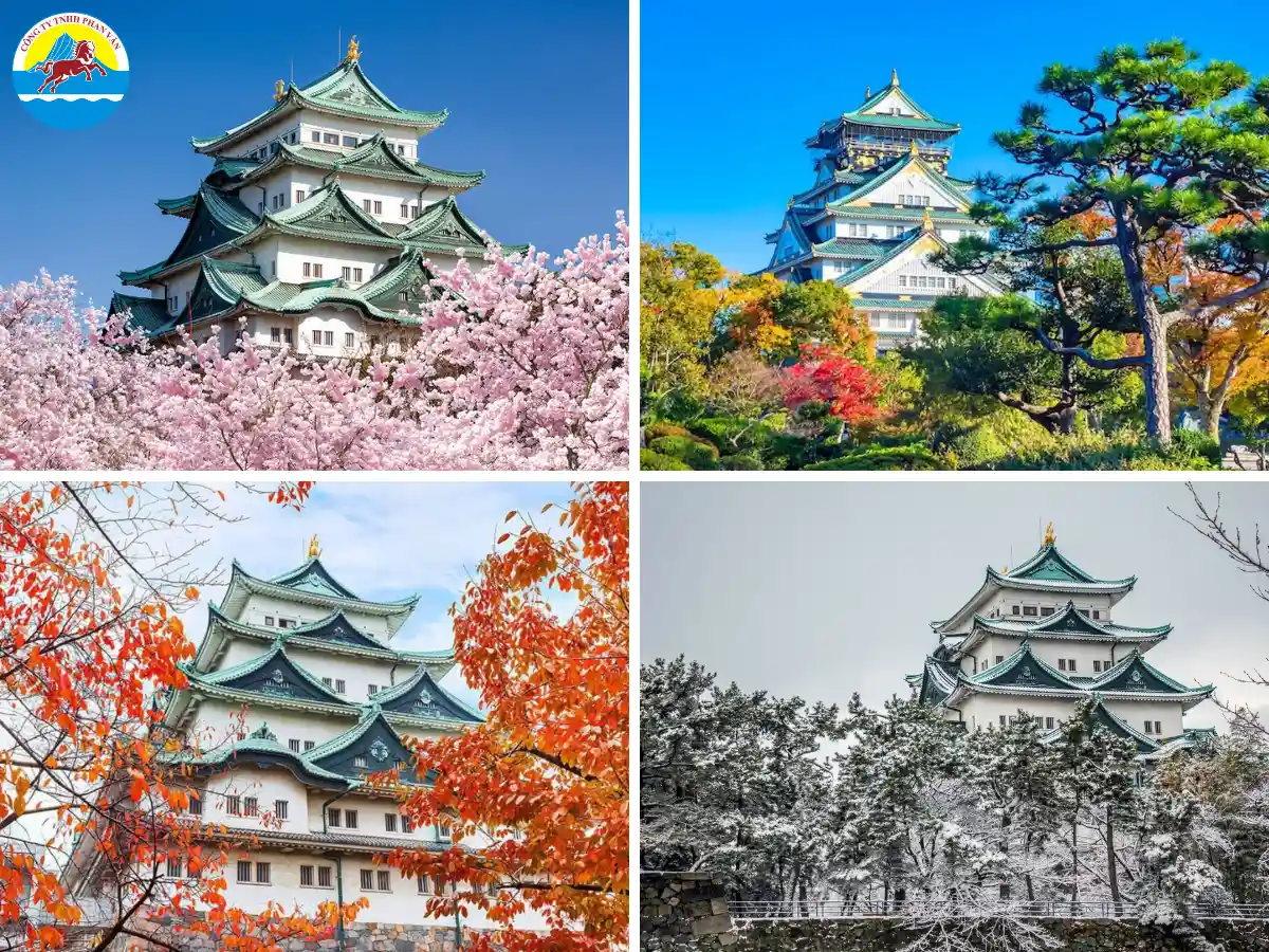 Khí hậu ở Nagoya Nhật Bản phân hóa rõ rệt theo chu kỳ bốn mùa