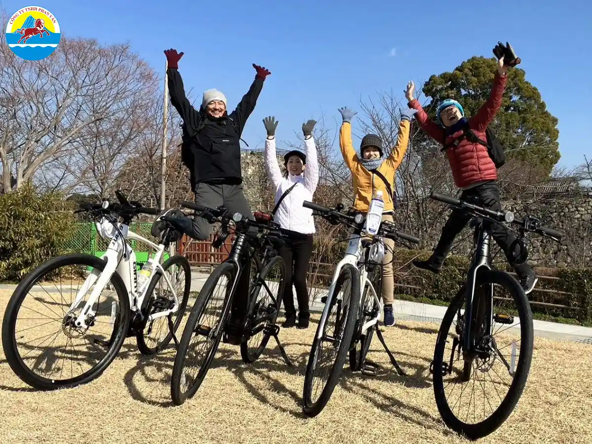 Thuê xe đạp tại Nara Nhật Bản