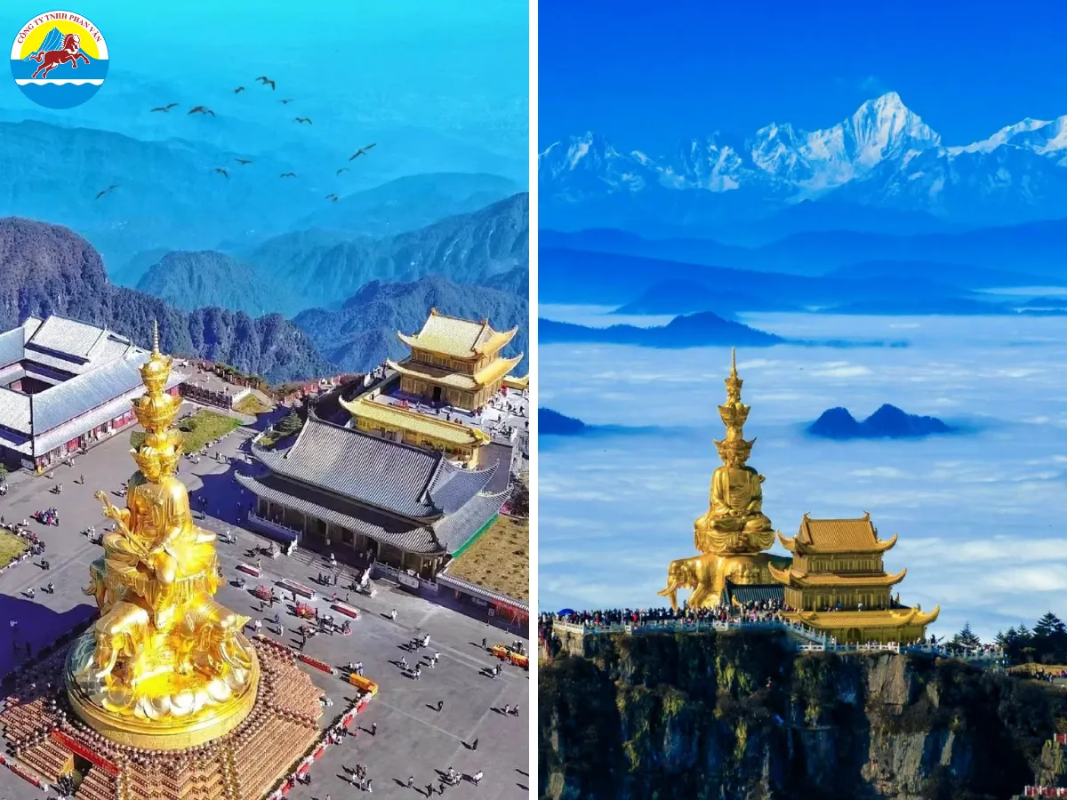 Núi Nga Mi còn được gọi là Đại Quang Minh Sơn