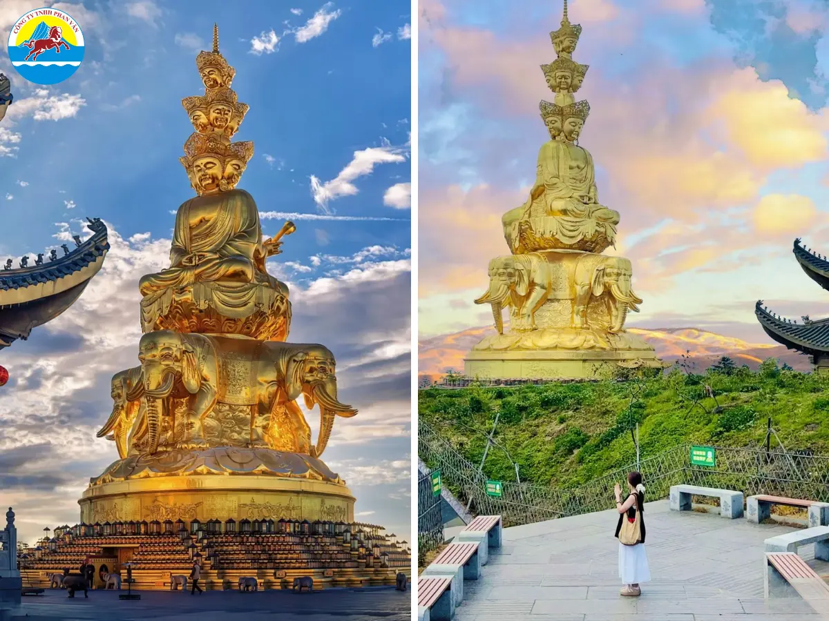 Kim Đỉnh nằm trên độ cao hơn 3.000 mét, giữ vị thế linh thiêng bậc nhất của toàn bộ Nga Mi Sơn