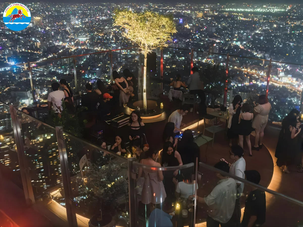 View từ Blank Lounge