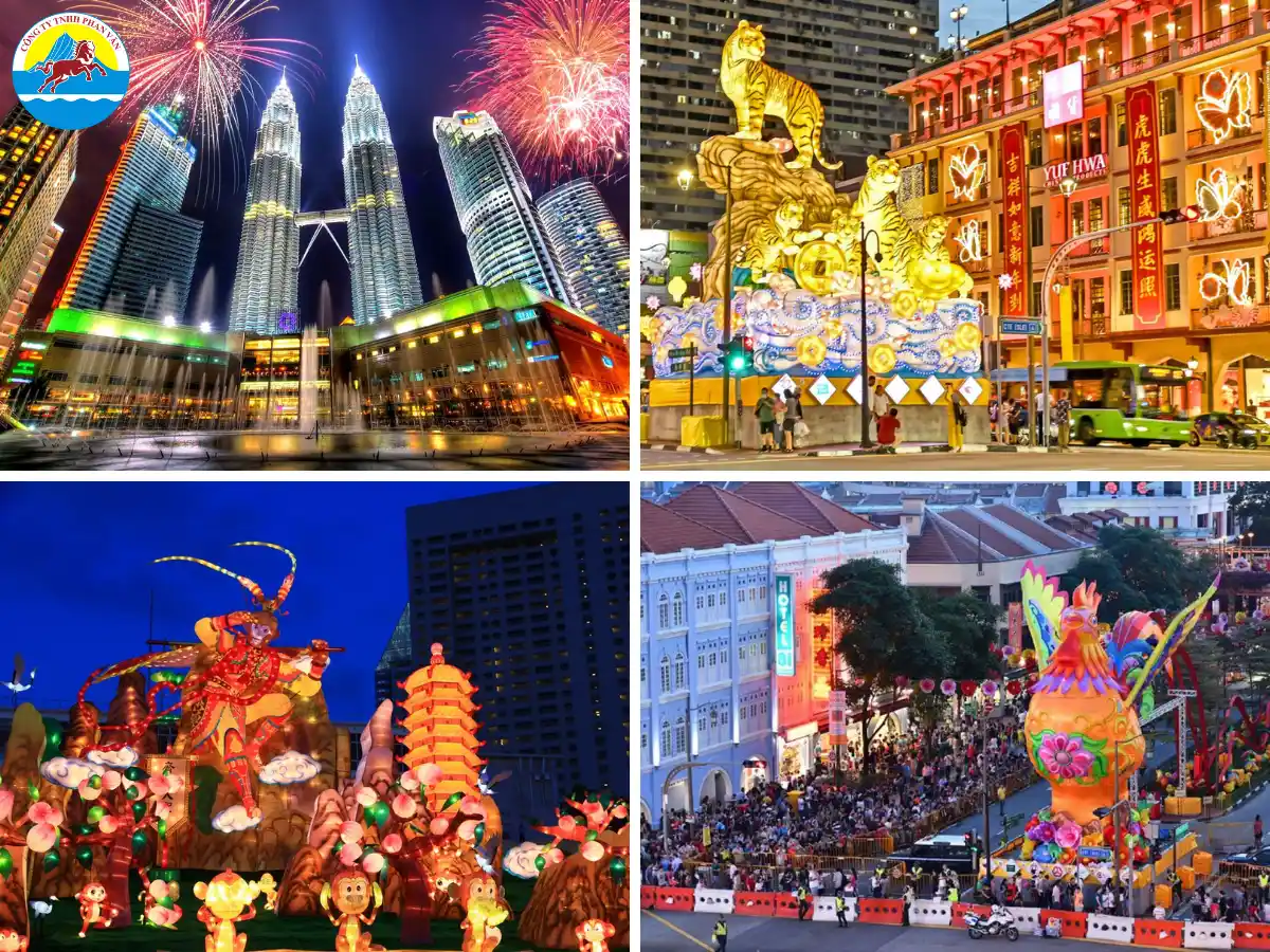 Singapore mang đến không gian Tết đậm chất hòa quyện văn hóa