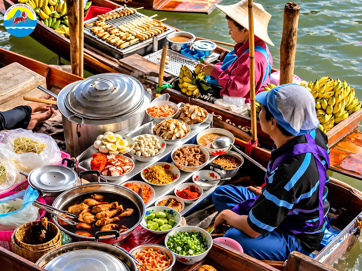 Hoạt động mua bán tại chợ nổi Cái Răng, Cần Thơ