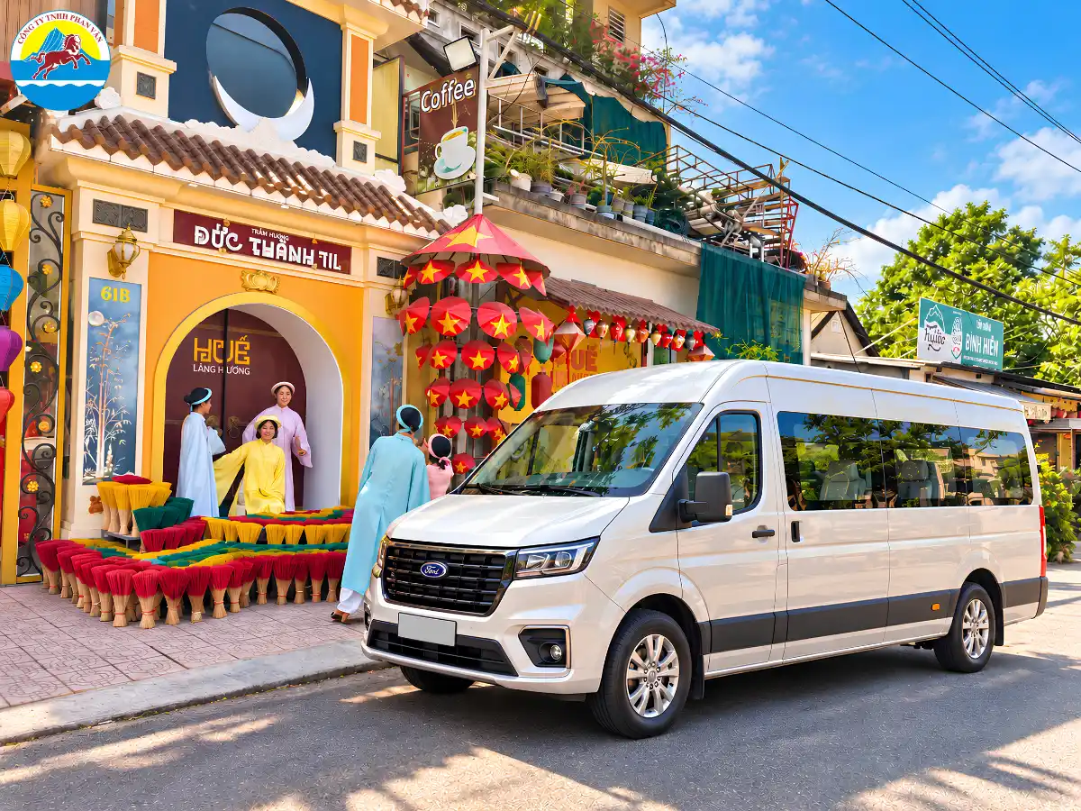 thuê xe 16 chỗ Đà Nẵng đi Huế