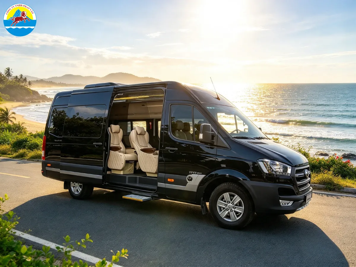 Xe du lịch 16 chỗ phục vụ đoàn khách từ Đà Nẵng đi Nha Trang