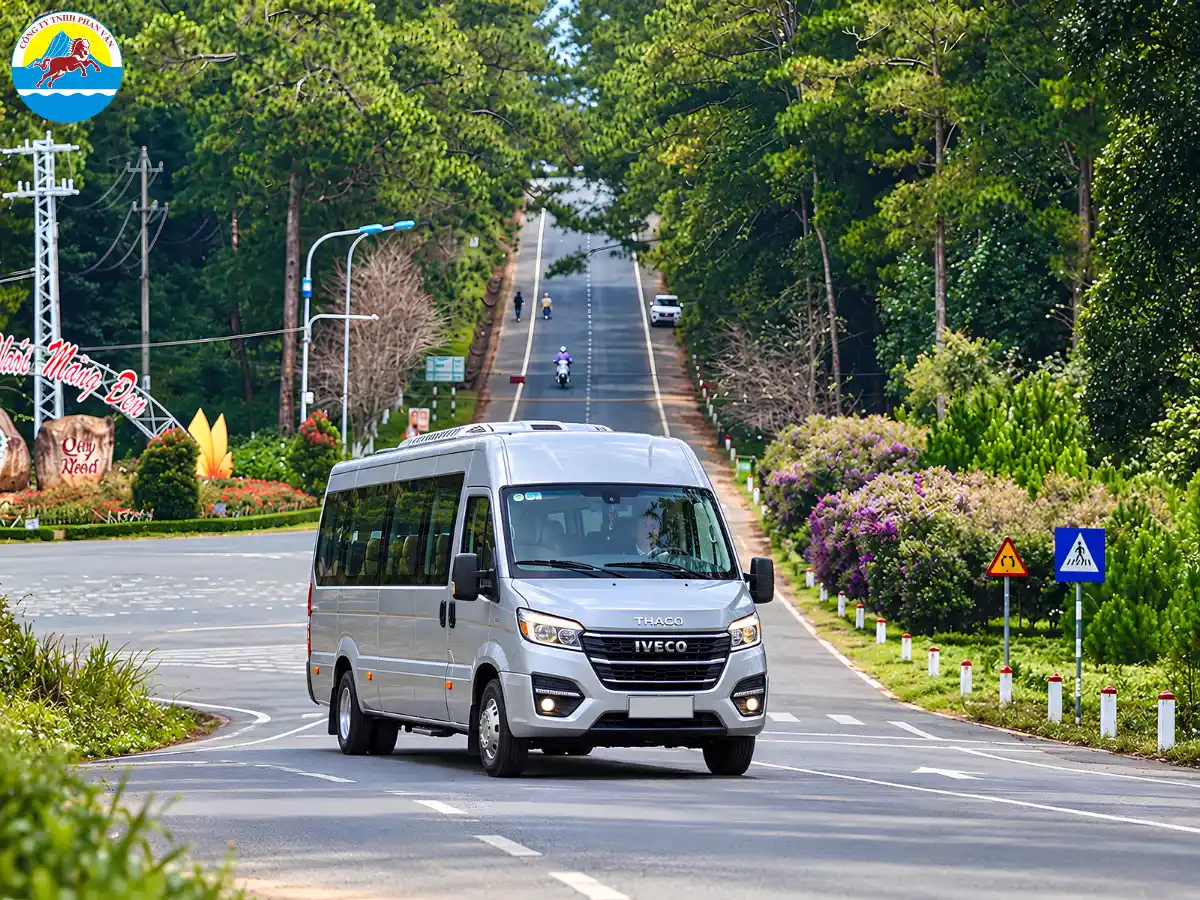 thuê xe 19 chỗ Đà Nẵng đi Măng Đen