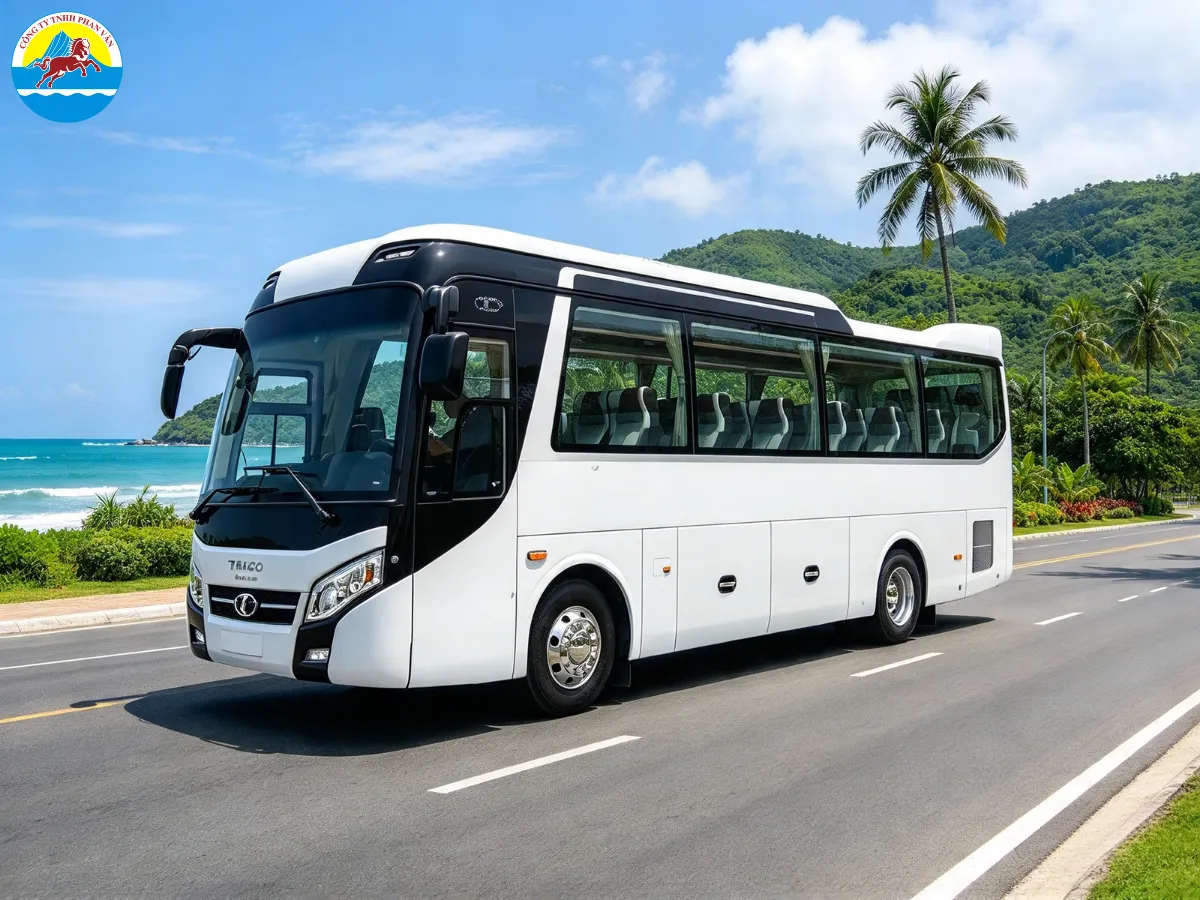 Xe Thaco Meadow / Garden 29 chỗ đi Nha Trang