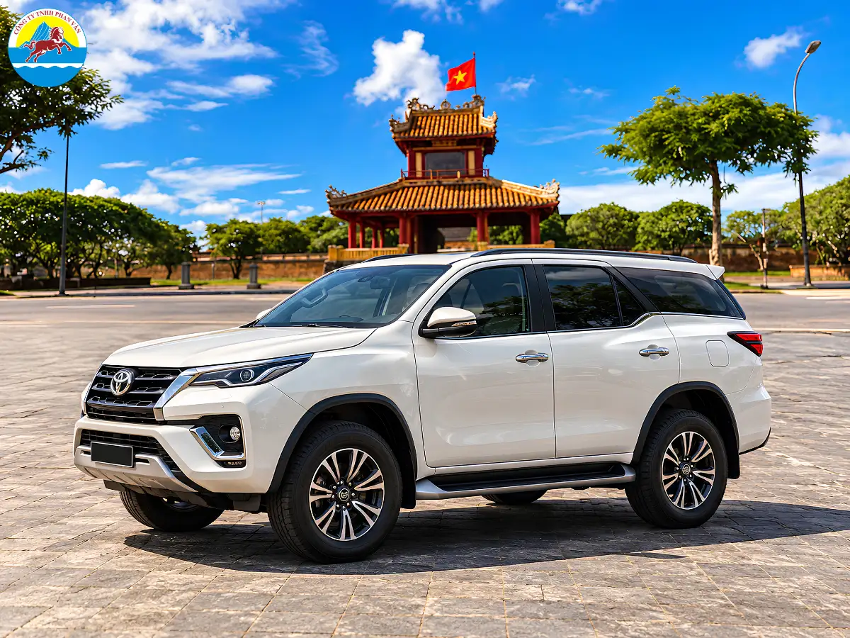 Dòng xe Toyota Fortuner 7 chỗ phục vụ tuyến Đà Nẵng - Huế