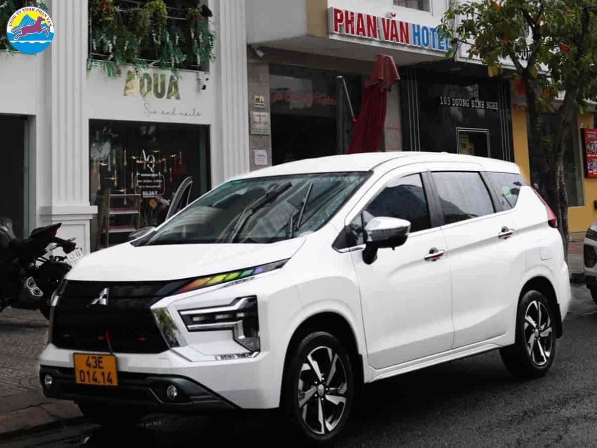 Tuyến đường di chuyển bằng xe 7 chỗ từ Đà Nẵng đến Nha Trang dài khoảng 530km