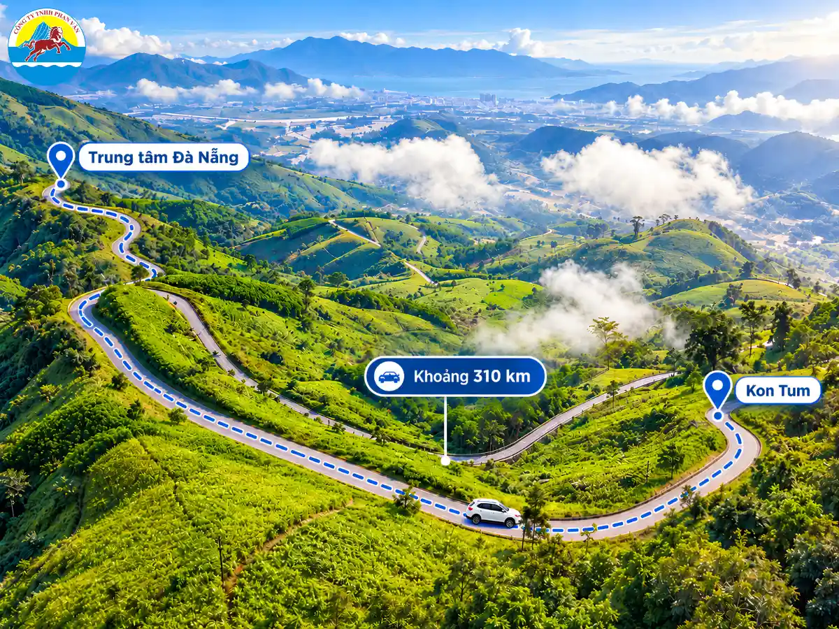 Tuyến đường Hồ Chí Minh từ Đà Nẵng đến Kon Tum