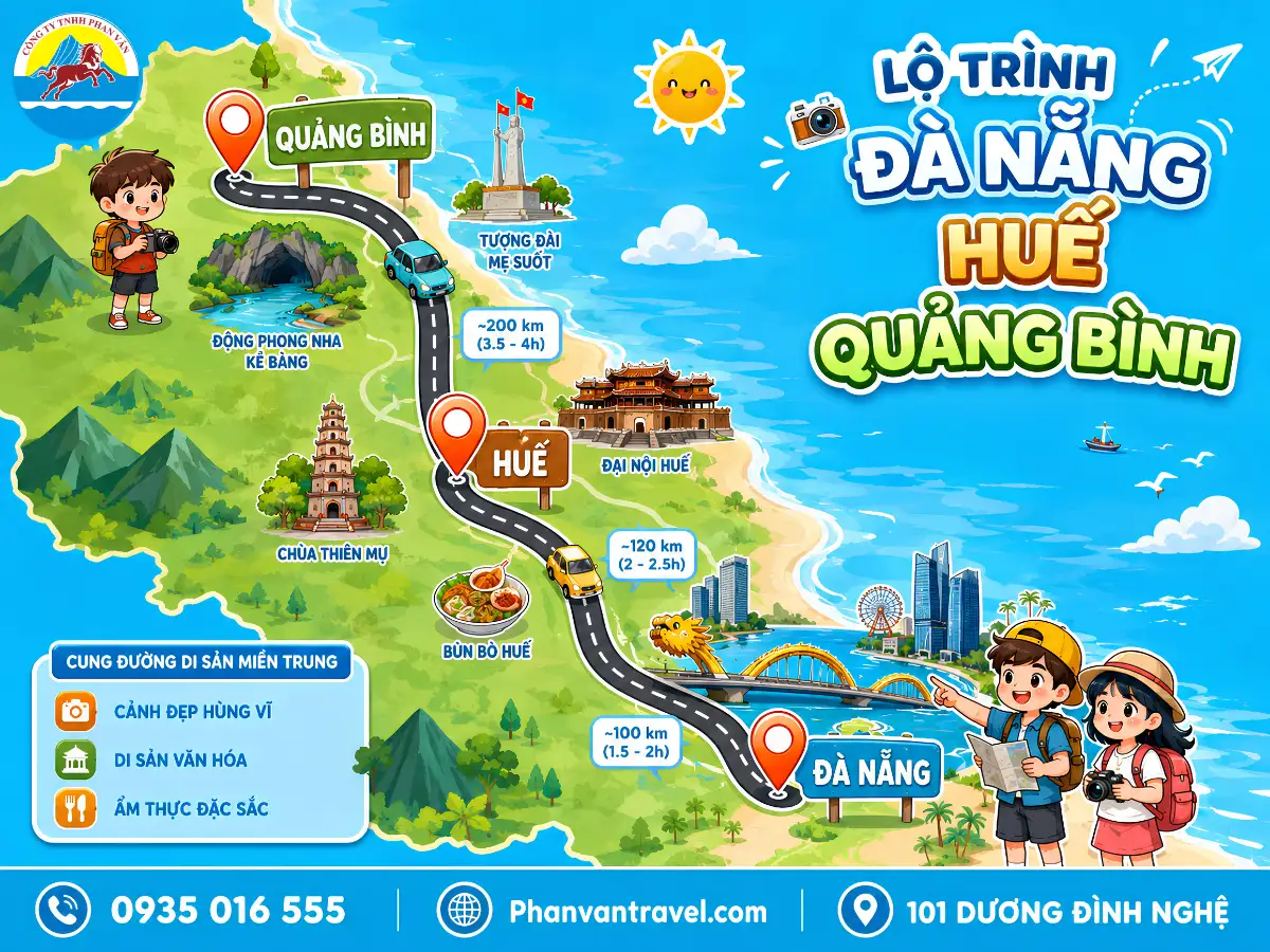 thuê xe Đà Nẵng đi Quảng Bình