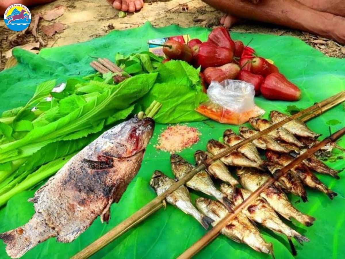 Hòa Phú Thành còn là thiên đường ẩm thực núi rừng