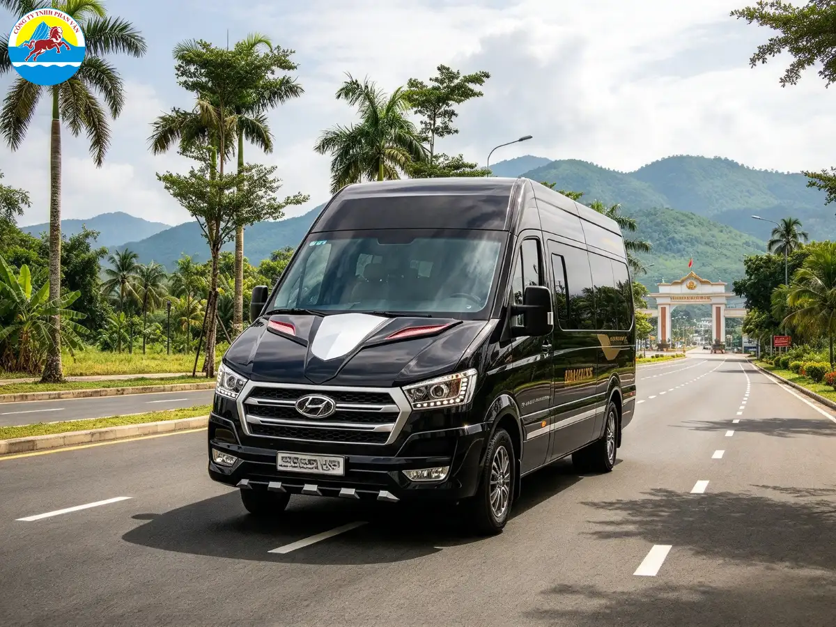 thuê xe limousine 12 chỗ Đà Nẵng đi Lào