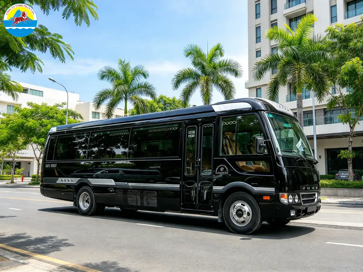 thuê xe limousine 16 chỗ Đà Nẵng đi Lào