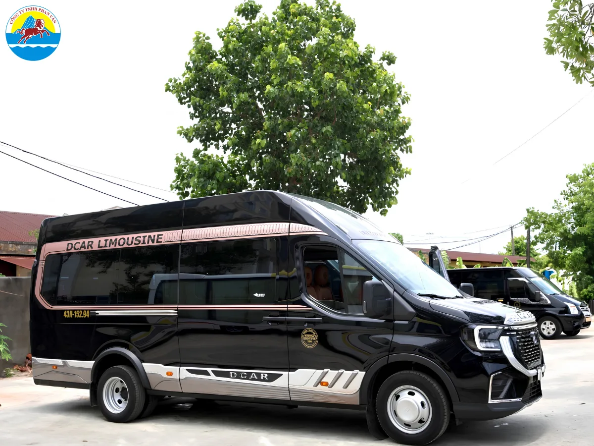 Xe limousine 9 chỗ chở khách đi city tour