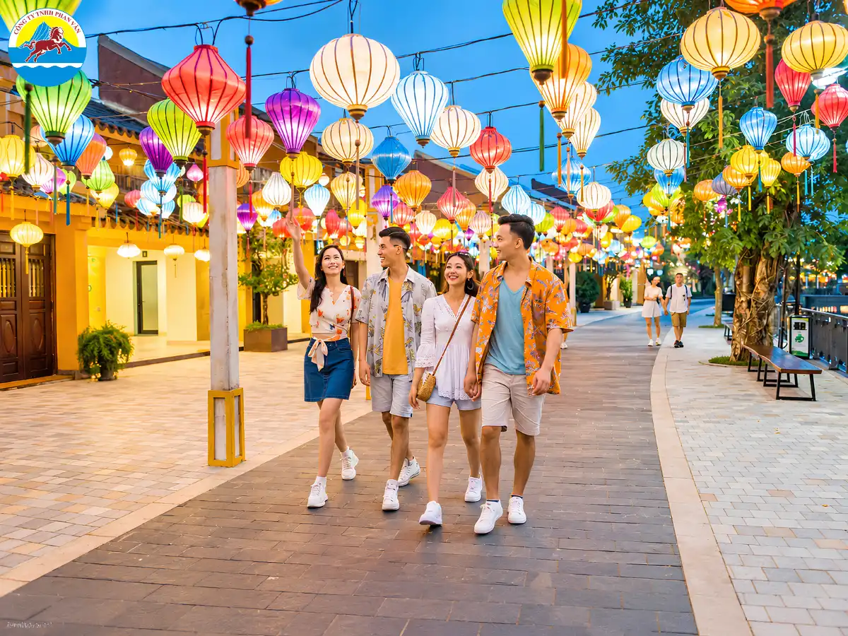 Du khách tham quan VinWonders Nam Hội An
