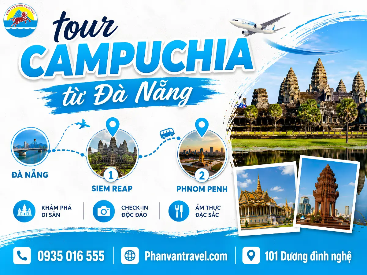 tour Campuchia từ Đà Nẵng